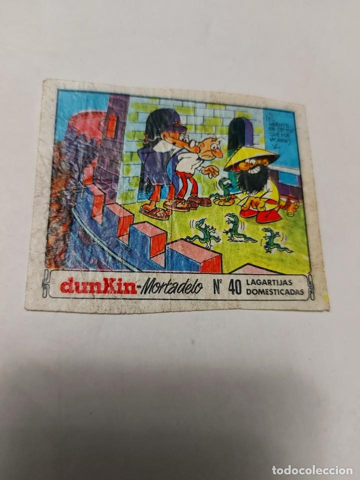 Coleccionismo cromos antiguos: Chicle dunkin mortadelo 40 - Foto 1