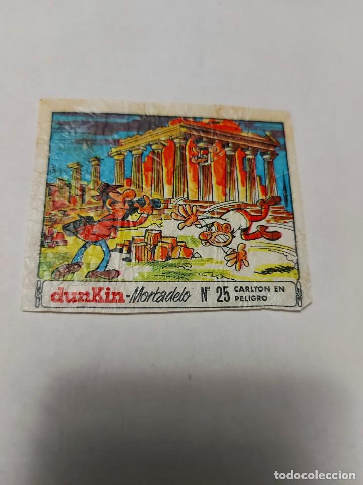 Coleccionismo cromos antiguos: Chicle dunkin mortadelo 25 - Foto 1