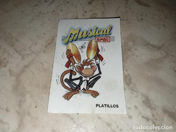 Collectable Antique Stickers: Cromo pegatina adhesivo pastelitos BIMBO MUSICAL PLATILLOS