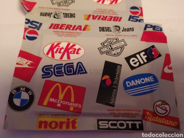 Coleccionismo cromos antiguos: Sobres Super Marcas, sin abrir - Foto 5