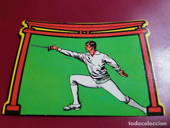 Coleccionismo Cromos antiguos: DUNKIN - LAS ARTES MARCIALES - 8 ESGRIMA DE FLORETE