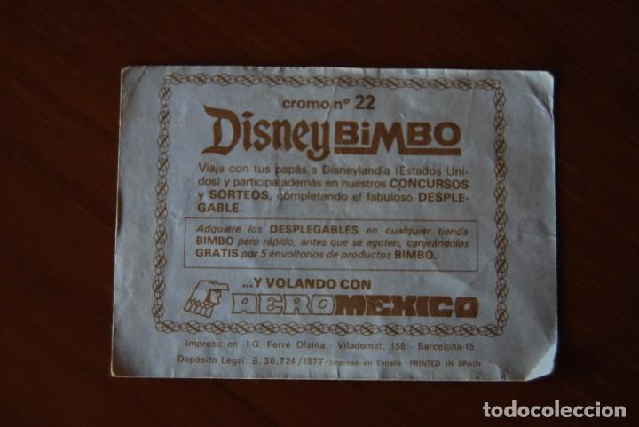 Coleccionismo cromos antiguos: Cromo Disney Bimbo N. 22 - Foto 2