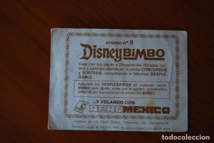 Coleccionismo cromos antiguos: Cromo Disney Bimbo N. 9 - Foto 2