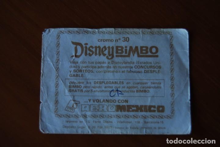 Coleccionismo cromos antiguos: Cromo Disney Bimbo N. 30 - Foto 2
