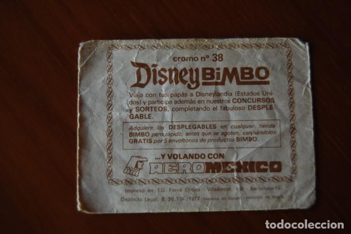 Coleccionismo cromos antiguos: Cromo Disney Bimbo N. 38 - Foto 2