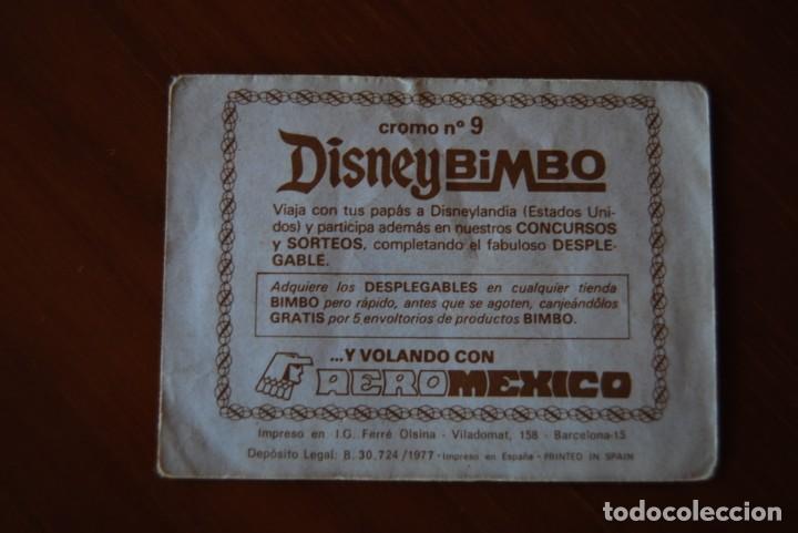 Coleccionismo cromos antiguos: Cromo Disney Bimbo N. 9 - Foto 2