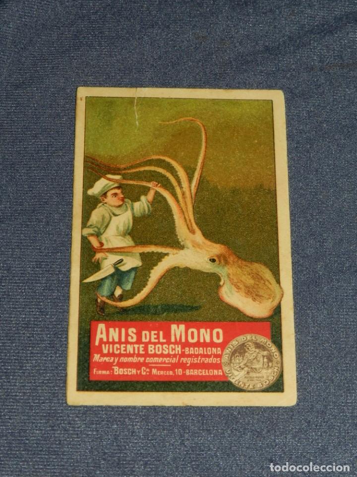 Coleccionismo Cromos antiguos: CROMO ANIS DEL MONO VICENTE BOSCH . COCINA PR&Aacute;CTICA N.6 - SE&Ntilde;ALES DE USO