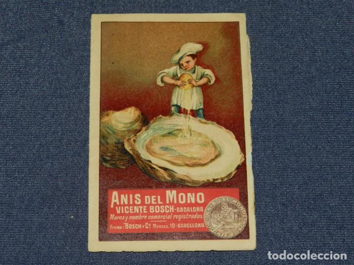 Coleccionismo Cromos antiguos: CROMO ANIS DEL MONO VICENTE BOSCH . COCINA PR&Aacute;CTICA N.10 - SE&Ntilde;ALES DE USO