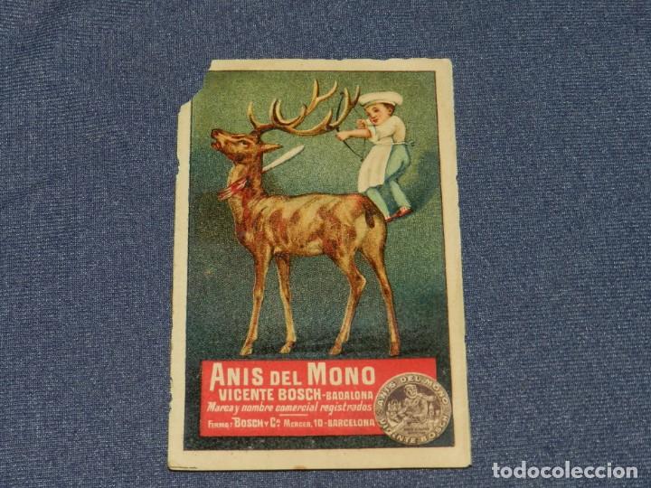 Coleccionismo Cromos antiguos: CROMO ANIS DEL MONO VICENTE BOSCH . COCINA PR&Aacute;CTICA N.11 - SE&Ntilde;ALES DE USO