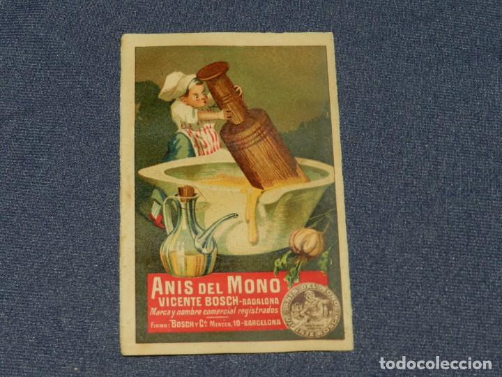 Coleccionismo Cromos antiguos: CROMO ANIS DEL MONO VICENTE BOSCH . COCINA PR&Aacute;CTICA N.19 - SE&Ntilde;ALES DE USO