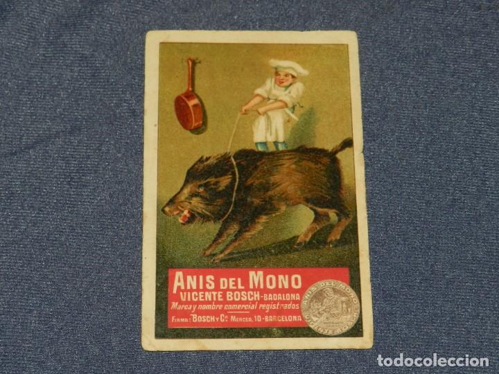 Coleccionismo Cromos antiguos: CROMO ANIS DEL MONO VICENTE BOSCH . COCINA PR&Aacute;CTICA N.22 - SE&Ntilde;ALES DE USO