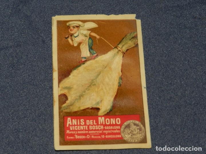Coleccionismo Cromos antiguos: CROMO ANIS DEL MONO VICENTE BOSCH . COCINA PR&Aacute;CTICA N.23 - SE&Ntilde;ALES DE USO