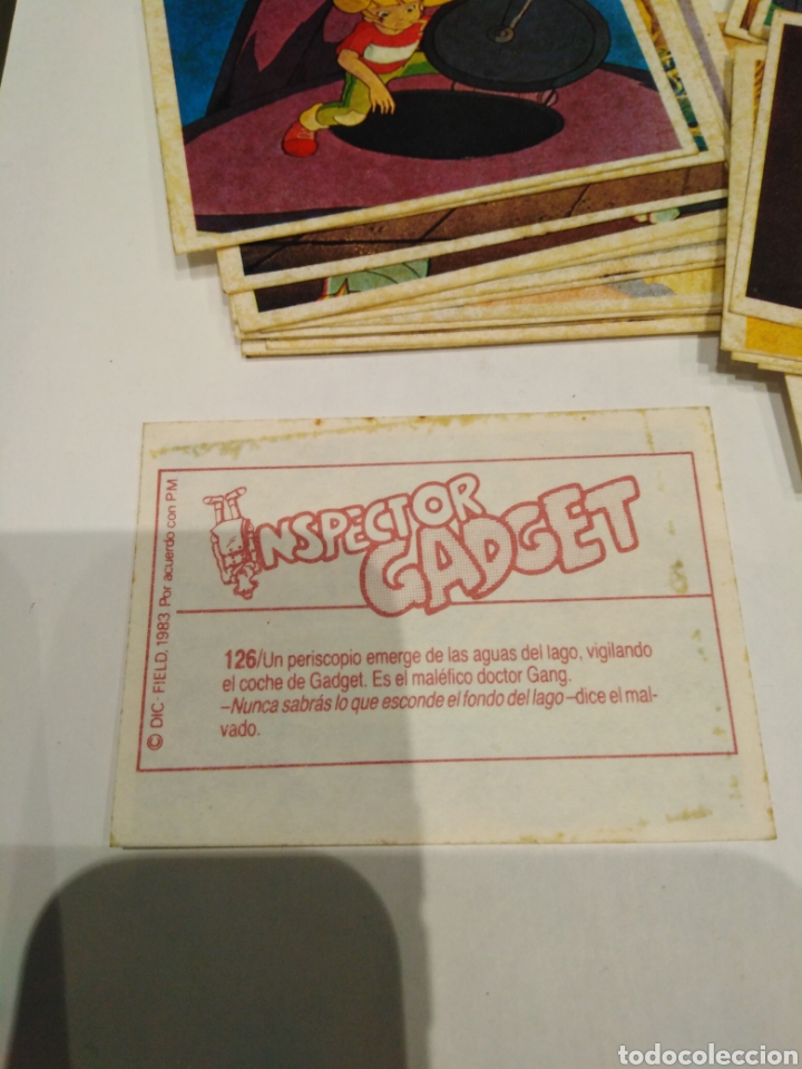 Coleccionismo cromos antiguos: Lote 60 cromos del Inspector Gadget - Foto 1