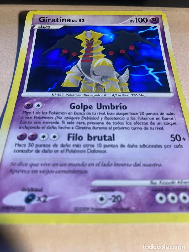 Sammeln alte Sammelbilder: Carta Giratina Brillante Pokemon