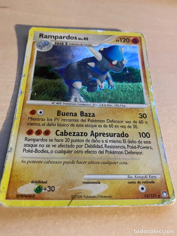 Colecionismo Cromos antigos: Carta Rampardos Brillante Pokemon