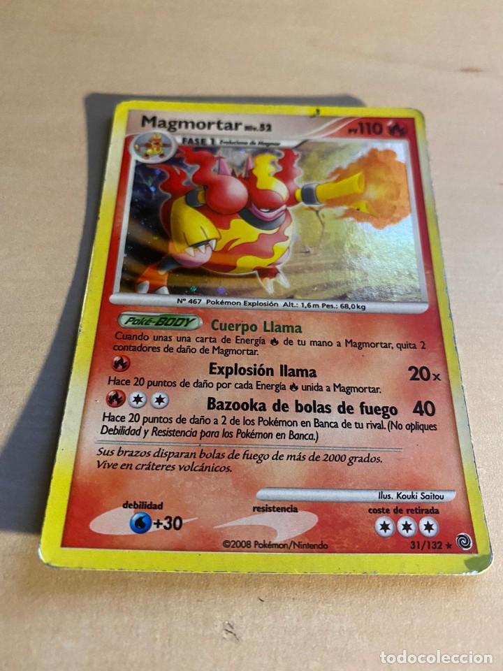 Coleccionismo cromos antiguos: Carta Magmotar Brillante Pokemon