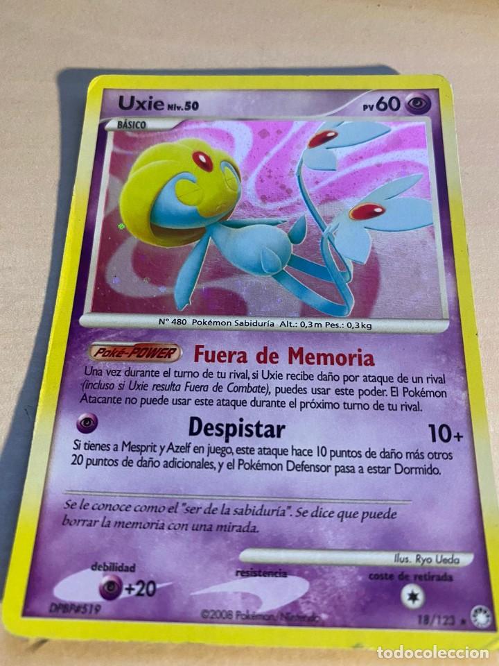 Sammeln alte Sammelbilder: Carta Uxie Brillante Pokemon