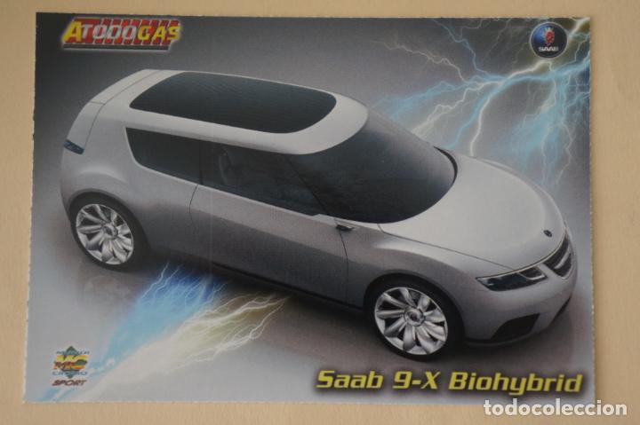 Coleccionismo Cromos antiguos: TRADING CARD CROMO DE COCHES SAAB N&ordm; 163 A&Ntilde;O 2012 DEL ALBUM A TODO GAS DE MUNDICROMO