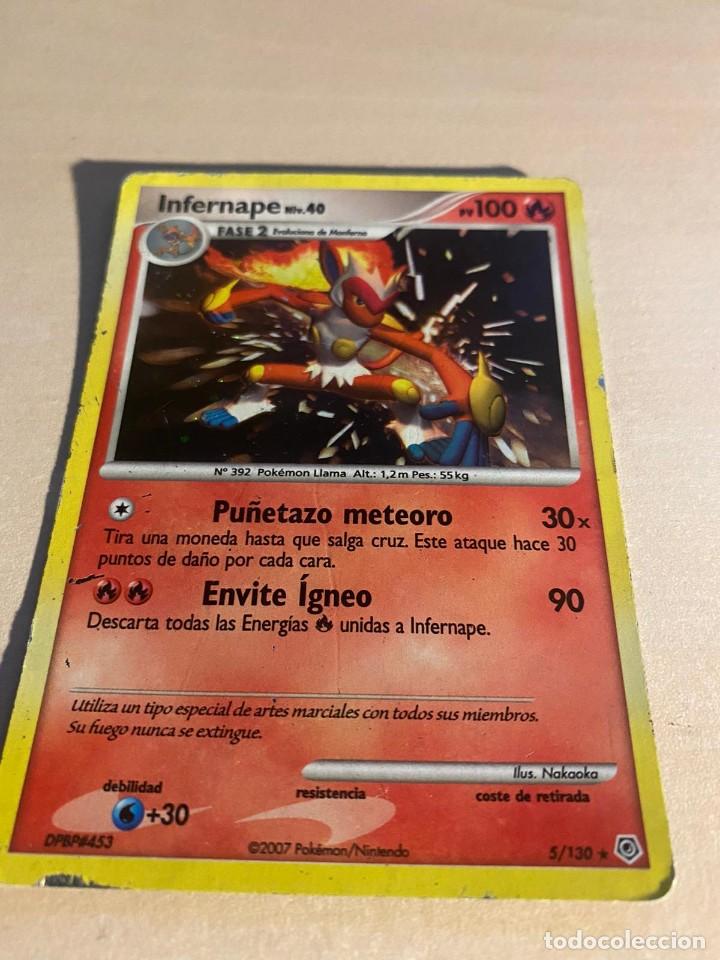 Collectable Antique Stickers: Carta Infernape Brillante Pokemon
