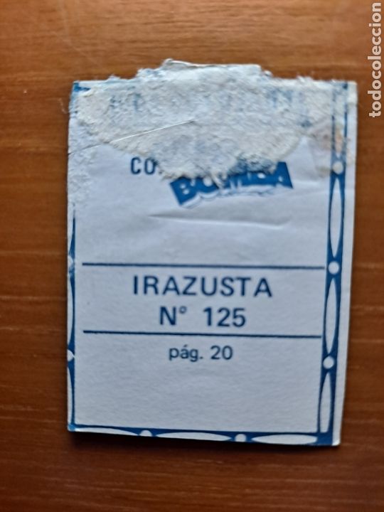 Coleccionismo cromos antiguos: Cromo Bomba. Irazusta. N.125 - Foto 2