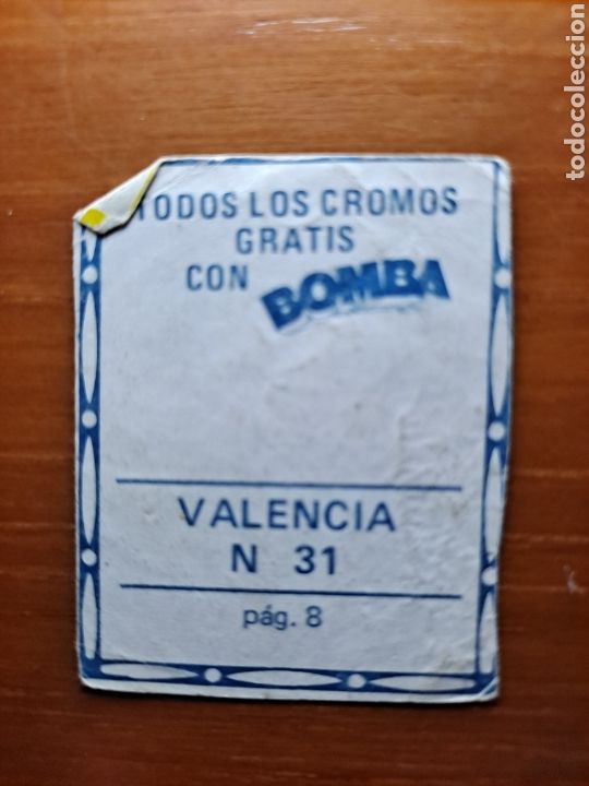 Coleccionismo cromos antiguos: Cromo Bomba. Valencia. N.31 - Foto 2