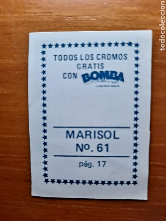 Coleccionismo cromos antiguos: Cromo Bomba. Marisol. N.61 - Foto 2