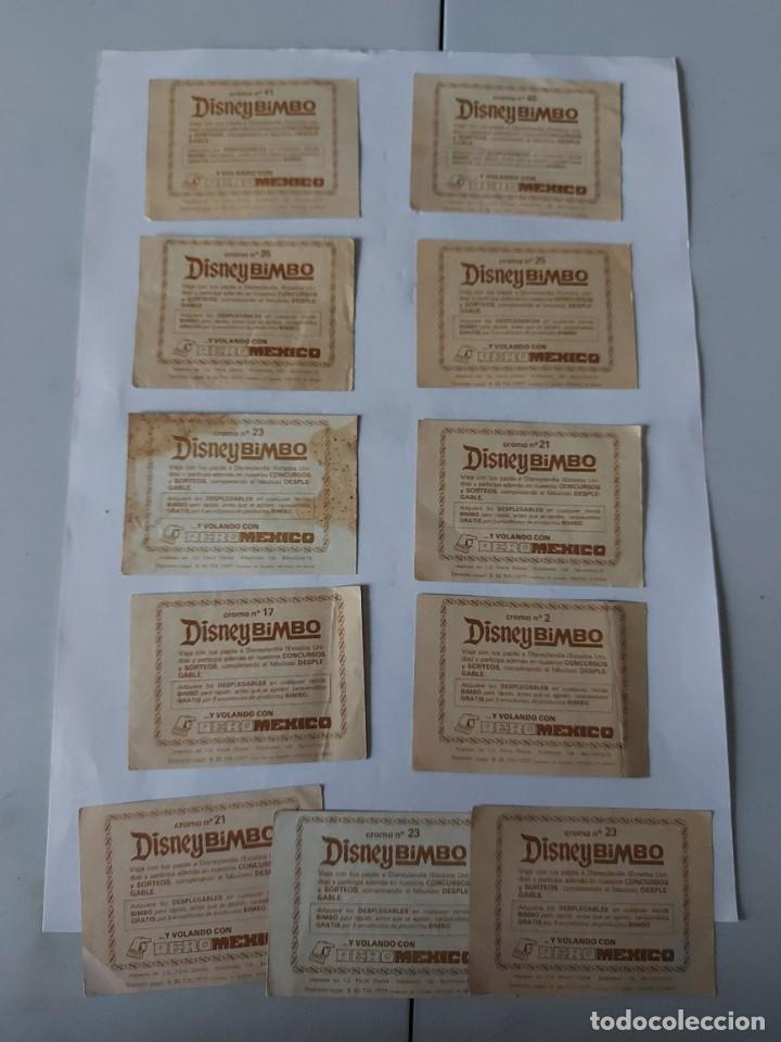 Coleccionismo cromos antiguos: Lote cromos disney bimbo - Foto 2