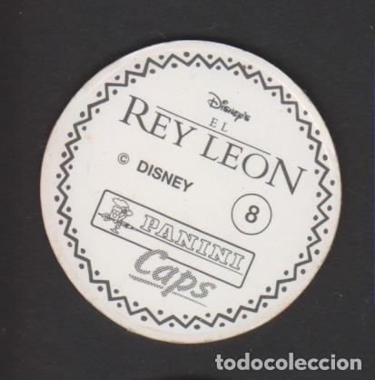 Coleccionismo cromos antiguos: TAZO 8 EL REY LEON DISNEY PANINI CAPS POGS - Foto 2