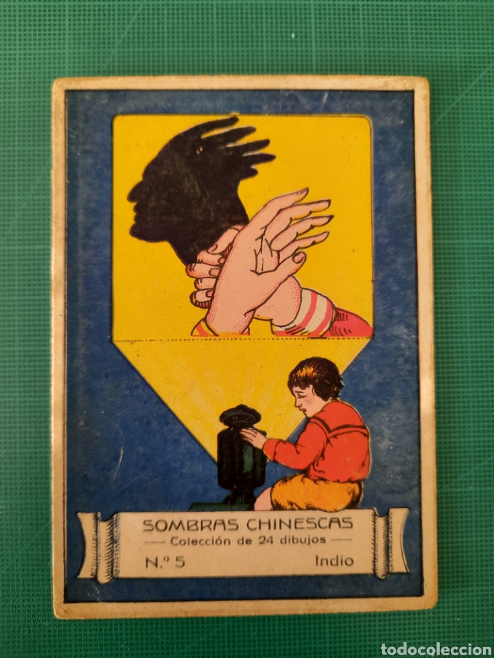 Coleccionismo cromos antiguos: CROMO SOMBRAS CHINESCAS N&ordm; 5 INDIO - Foto 1