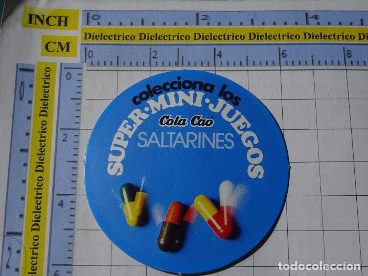 Coleccionismo Cromos antiguos: TARJETA CROMO CROMITO DE COLA CAO. PROMOCI&Ntilde;ON SUPER MINI JUEGOS SALTARINES A&Ntilde;O 1978