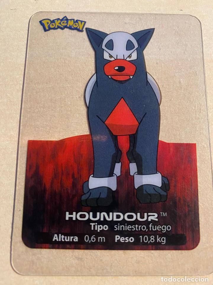 Colecionismo Cromos antigos: CROMO LAMINCARD POK&Eacute;MON N&ordm; 73 LAMINCARDS EDIBAS: HOUNDOUR