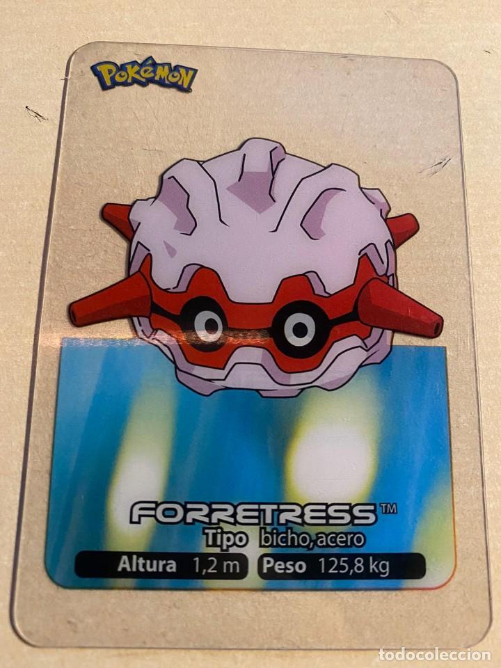 Colecionismo Cromos antigos: CROMO LAMINCARD POK&Eacute;MON N&ordm; 51 LAMINCARDS EDIBAS: FORRETRESS