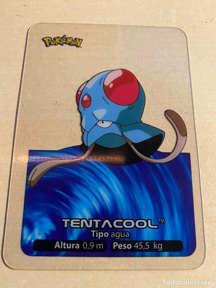 Collectable Antique Stickers: CROMO LAMINCARD POK&Eacute;MON N&ordm; 72 LAMINCARDS EDIBAS: TENTACOOL