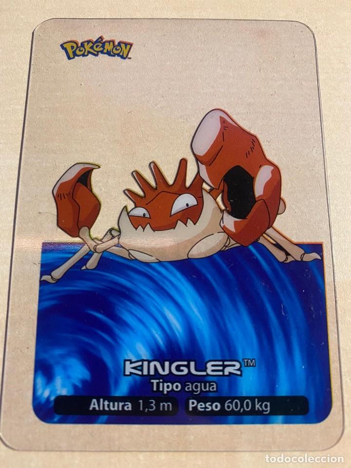 Collectable Antique Stickers: CROMO LAMINCARD POK&Eacute;MON N&ordm; 99 LAMINCARDS EDIBAS: KINGLER
