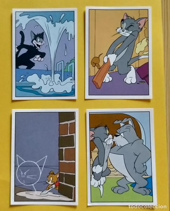 Coleccionismo Cromos antiguos: Lote de 4 cromos de Las aventuras de Tom y Jerry - o lecciones de La vida
