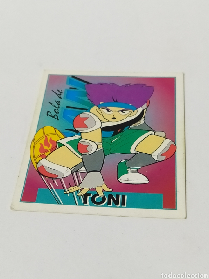 Collectable Antique Stickers: Card/Cromo/Estampa.Bola de Dan.1991.Ediciones Este.Toni 56