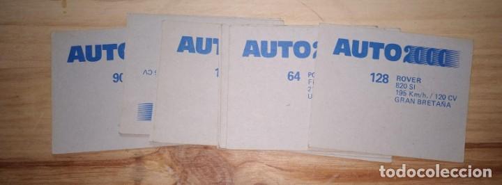 Coleccionismo cromos antiguos: LOTE 14 CROMOS AUTO 2000. SIN PEGAR. - Foto 2