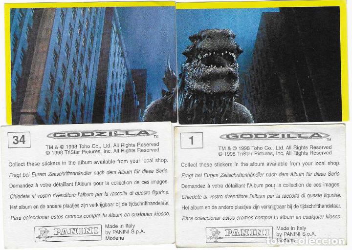 Coleccionismo cromos antiguos: PANINI - GODZILLA -- 85 DIFERENTES -- - Foto 1