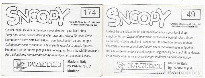 Coleccionismo cromos antiguos: PANINI - SNOOPY -- 61 DIFERENTES -- - Foto 1