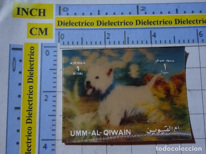 Collectionnisme Cartes &agrave; collectionner anciennes: ANTIGUO CROMO. SELLO. UMM AL QIWAIN. PERRO PERRITO. 36