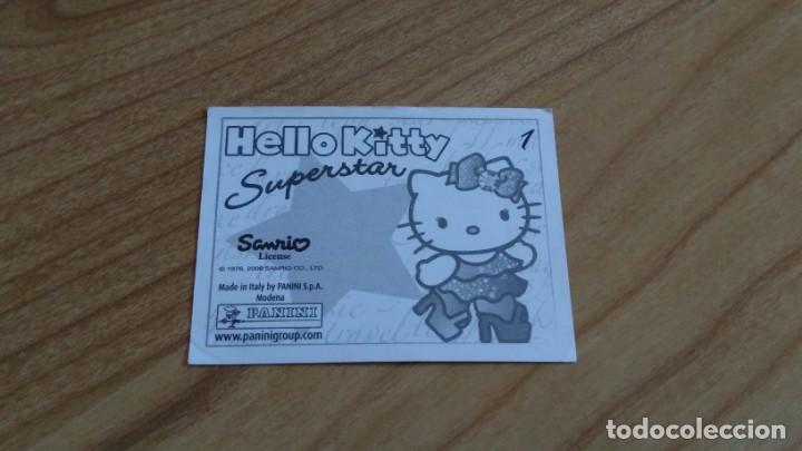 Coleccionismo cromos antiguos: Hello Kitty -- n&ordm; 1 -- Superstar -- Panini, 2009 - Foto 2