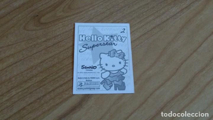 Coleccionismo cromos antiguos: Hello Kitty -- n&ordm; 2 -- Superstar -- Panini, 2009 - Foto 2