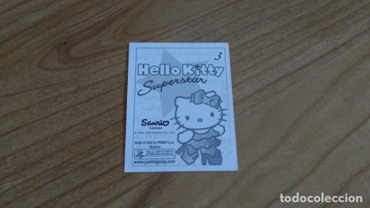 Coleccionismo cromos antiguos: Hello Kitty -- n&ordm; 3 -- Superstar -- Panini, 2009 - Foto 2