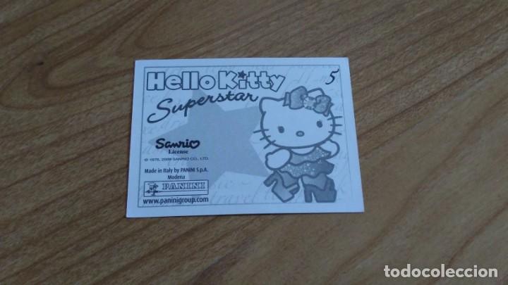 Coleccionismo cromos antiguos: Hello Kitty -- n&ordm; 5 -- Superstar -- Panini, 2009 - Foto 2