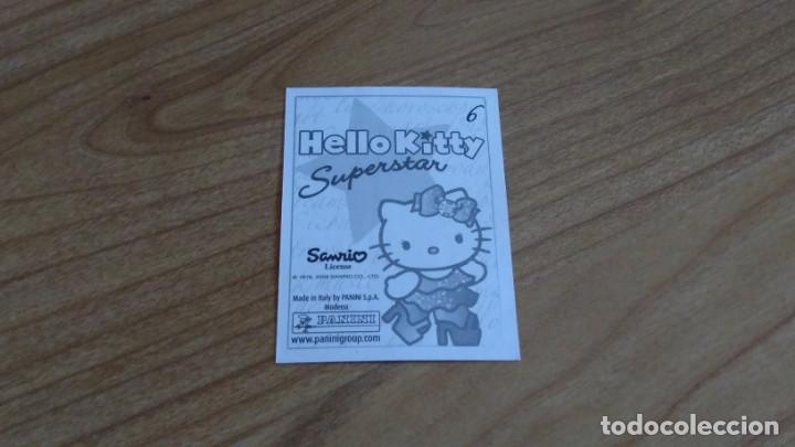 Coleccionismo cromos antiguos: Hello Kitty -- n&ordm; 6 -- Superstar -- Panini, 2009 - Foto 2