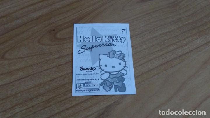 Coleccionismo cromos antiguos: Hello Kitty -- n&ordm; 7 -- Superstar -- Panini, 2009 - Foto 2