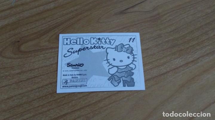 Coleccionismo cromos antiguos: Hello Kitty -- n&ordm; 11 -- Superstar -- Panini, 2009 - Foto 2