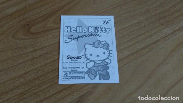 Coleccionismo cromos antiguos: Hello Kitty -- n&ordm; 16 -- Superstar -- Panini, 2009 - Foto 2