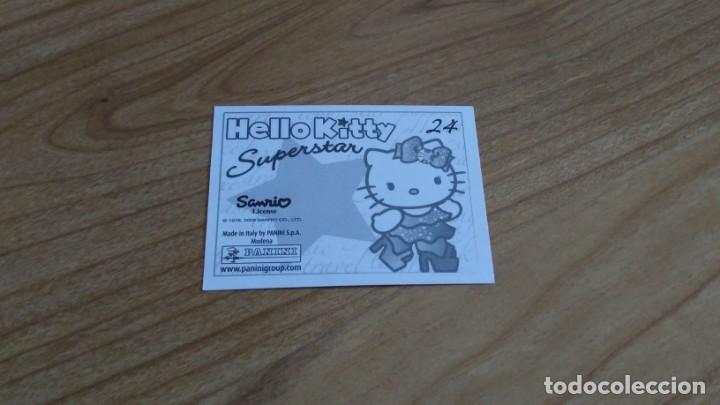 Coleccionismo cromos antiguos: Hello Kitty -- n&ordm; 24 -- Superstar -- Panini, 2009 - Foto 2