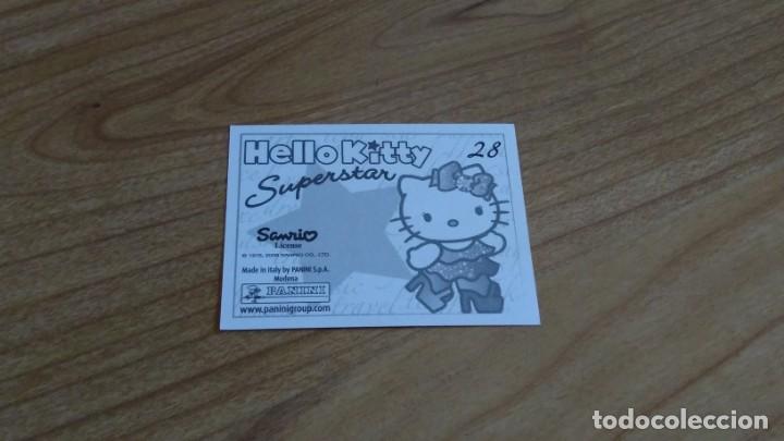 Coleccionismo cromos antiguos: Hello Kitty -- n&ordm; 28 -- Superstar -- Panini, 2009 - Foto 2